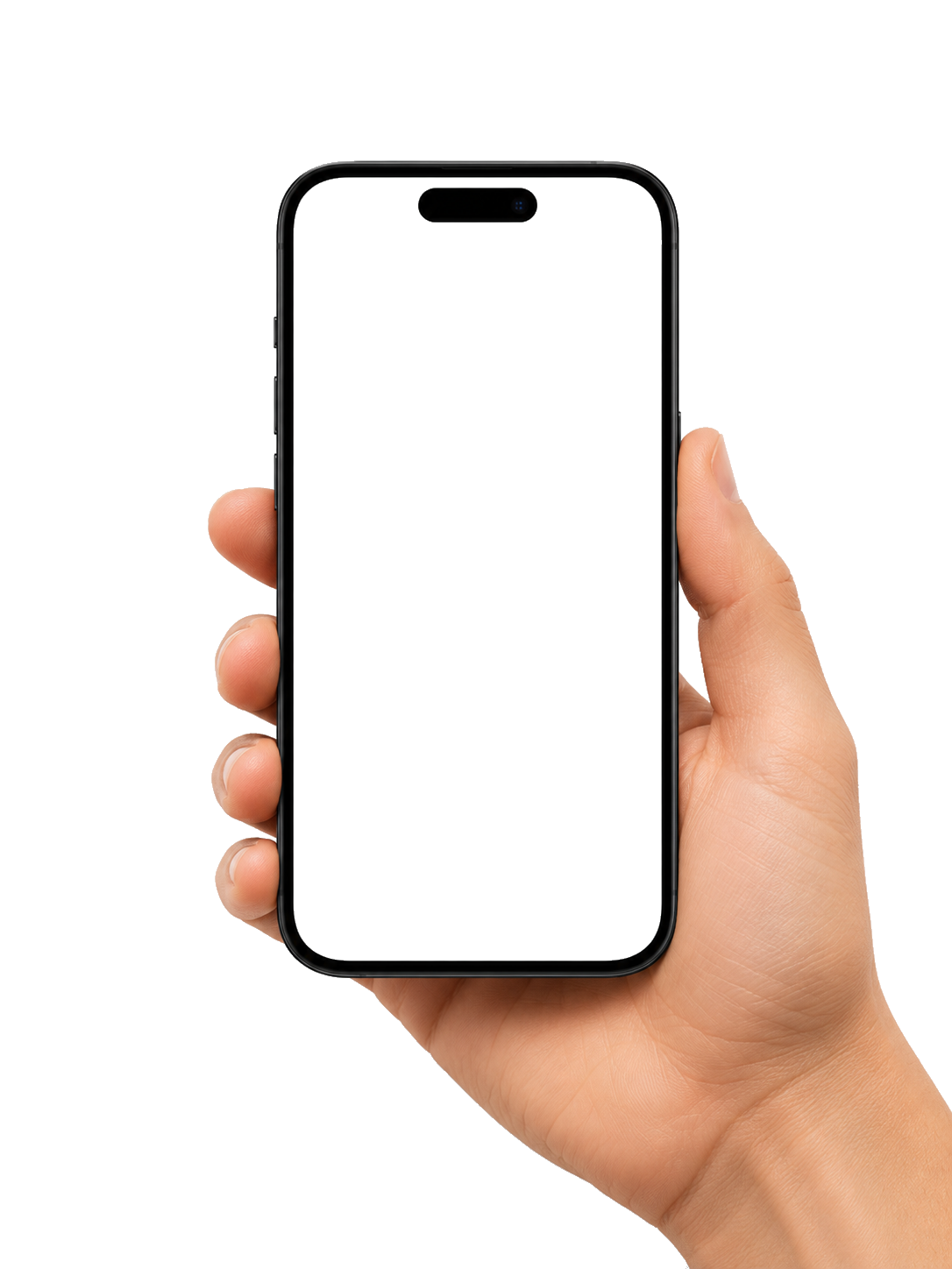 Flowend mobiele app in de hand